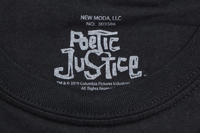 2PAC POETIC JUSTICE OFFICIAL T-SHIRT (BLACK) | すべての商品