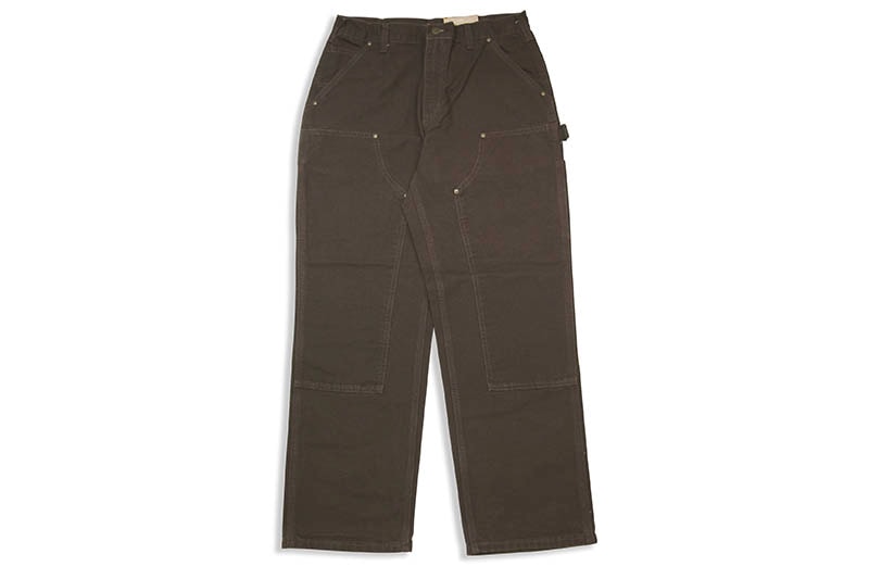 Carhartt WASHED-DUCK DOUBLE-FRONT WORK DUNGAREE (B136/DKB:DARK BROWN)