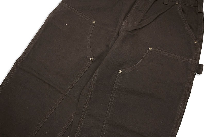 Carhartt WASHED-DUCK DOUBLE-FRONT WORK DUNGAREE (B136/DKB:DARK BROWN)