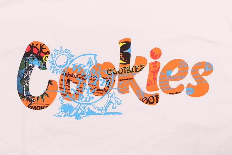 COOKIES WORTH THE TRIP TEE (WHITE/ORANGE) CM252TSP09