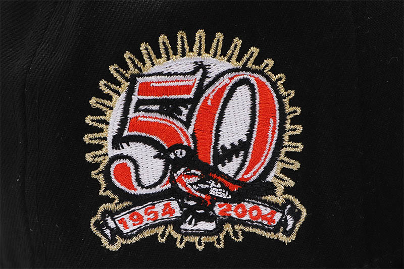 NEW ERA BALTIMORE ORIOLES 59FIFTY FITTED CAP (50TH ANNIVERSARY SIDE PATCH/GREY UNDER VISOR/BLACK) 14693482