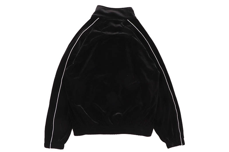 PRO CLUB COMFORT VELOUR TRACK JACKET (BLACK) 16PC0303