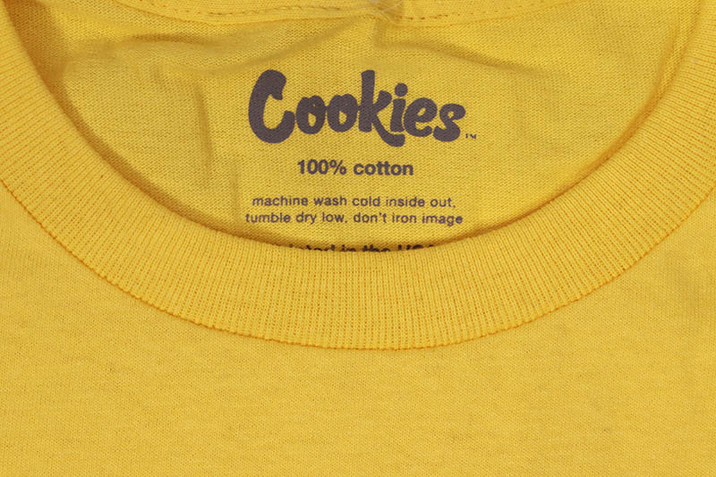 COOKIES ORIGINAL LOGO TEE (YELLOW/BLACK) 1564T6661 CM232TSP01