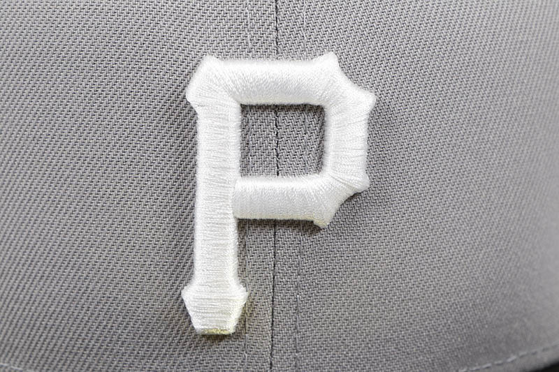 NEW ERA PITTSBURGH PIRATES 59FIFTY DOG EAR FITTED CAP (GREY/BLACK) 14307708