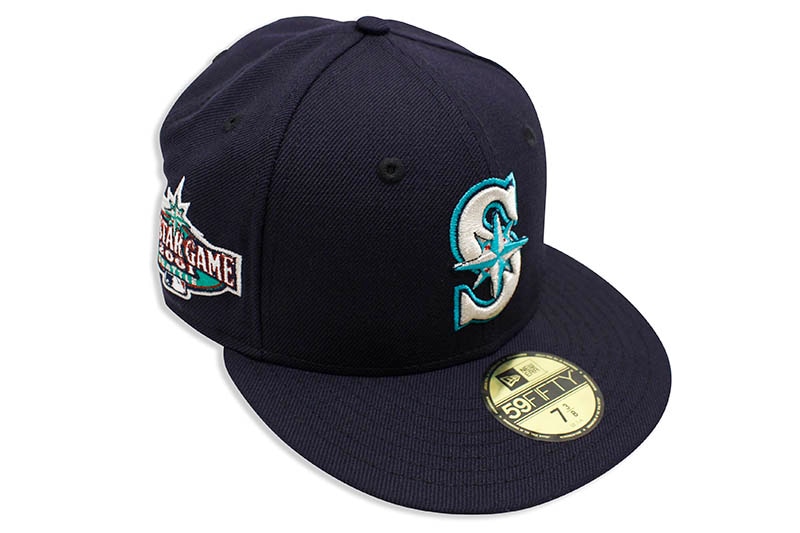 NEW ERA SEATLE MARINERS 59FIFTY FITTED CAP (2001 ALL-STAR GAME SIDE PATCH/NAVY)