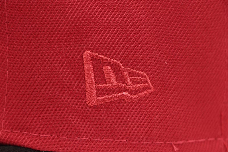 NEW ERA ATLANTA BRAVES 59FIFTY FITTED CAP (2000 ALL-STAR GAME SIDE PATCH/GREY UNDER VISOR/SCARLET BLACK) 14489759