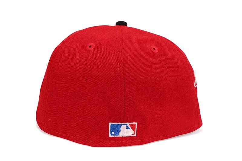 NEW ERA ATLANTA BRAVES 59FIFTY FITTED CAP (2000 ALL-STAR GAME SIDE PATCH/GREY UNDER VISOR/SCARLET BLACK) 14489759