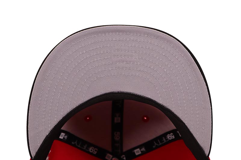 NEW ERA ATLANTA BRAVES 59FIFTY FITTED CAP (2000 ALL-STAR GAME SIDE PATCH/GREY UNDER VISOR/SCARLET BLACK) 14489759