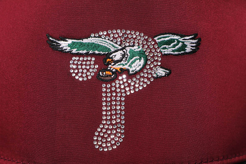 REFERENCE PHEAGLES CRYSTALS HAT (BURGUNDY/BLACK) REF790 | Brand
