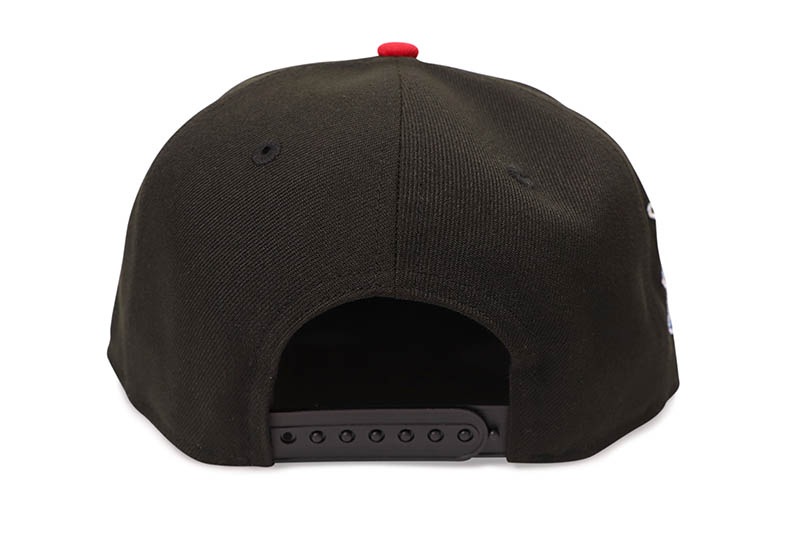 NEW ERA LOS ANGELES DODGERS 9FIFTY SNAPBACK CAP (50/50 SIDE PATCH/GREY UNDER VISOR/BLACK DARK ROYAL)