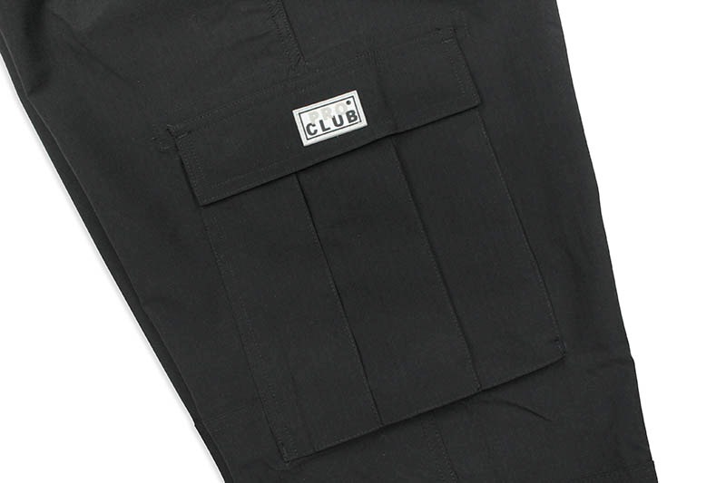 PRO CLUB NYLON CARGO PANTS (BLACK) 03PC0502