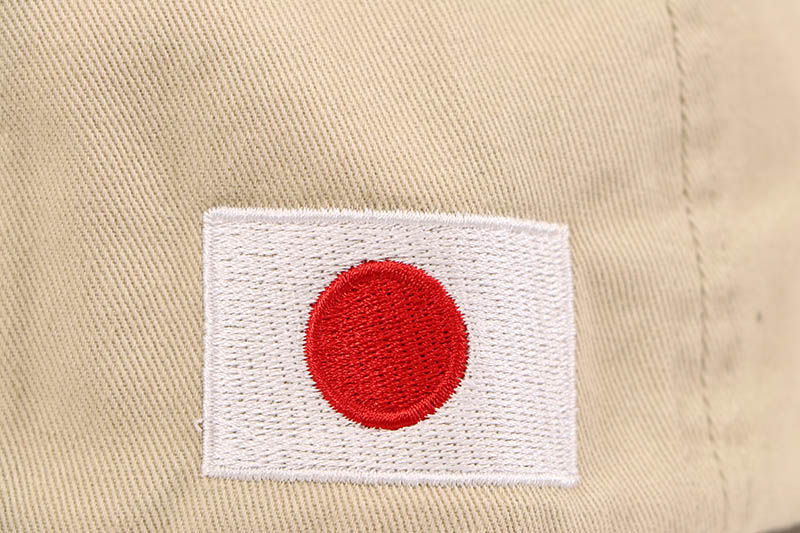 oMA STUDIOS NY KANJI JAPAN DISTRESSED HAT (CREAM)
