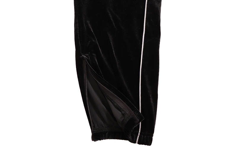 PRO CLUB COMFORT VELOUR TRACK PANT (BLACK) 16PC0403