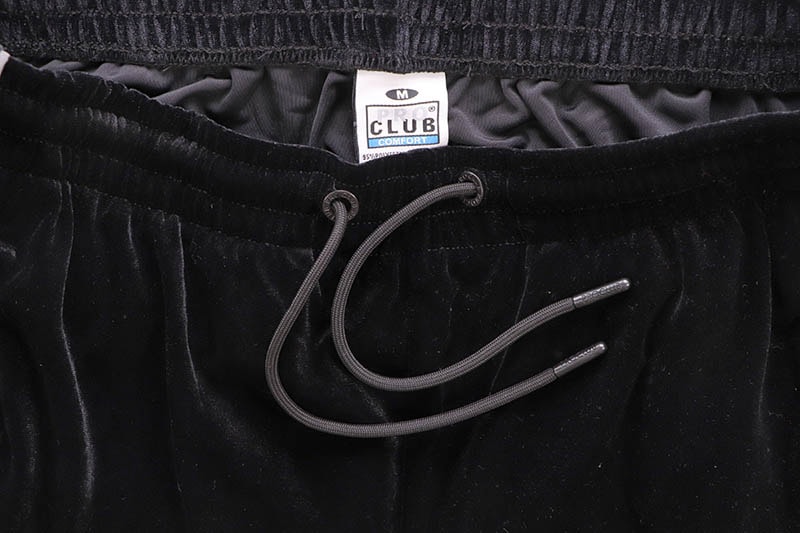 PRO CLUB COMFORT VELOUR TRACK PANT (BLACK) 16PC0403 | Brand,M-R