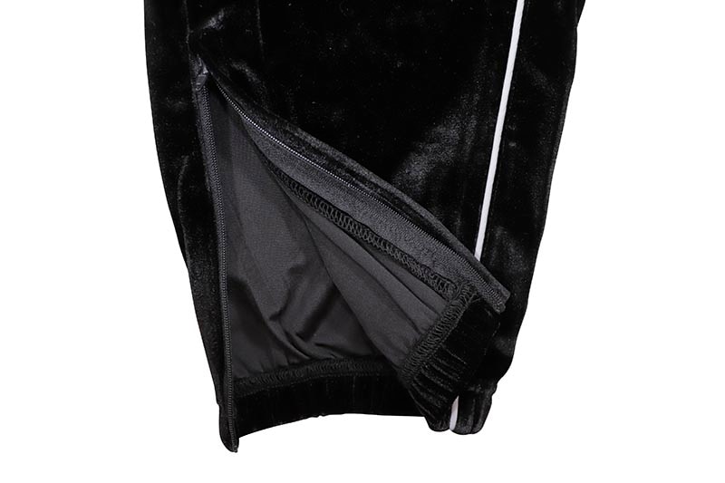 PRO CLUB COMFORT VELOUR TRACK PANT (BLACK) 16PC0403