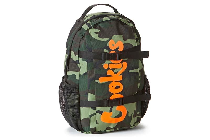 COOKIES NON-STANDARD RIPSTOP NYLON BACKPACK (GREEN CAMO) 1564A6708 CM232AWB08