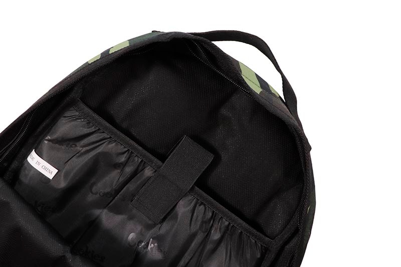 COOKIES NON-STANDARD RIPSTOP NYLON BACKPACK (GREEN CAMO) 1564A6708 CM232AWB08