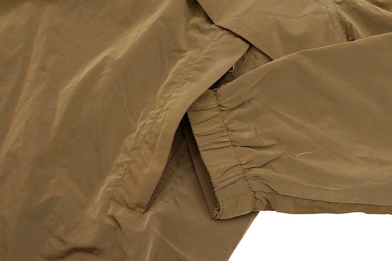 PRO CLUB COMFORT METALLIC NYLON ANORAK (KHAKI) 15PC0306