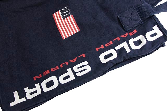 POLO SPORT CANVAS TOTE (405749442001:NAVY)