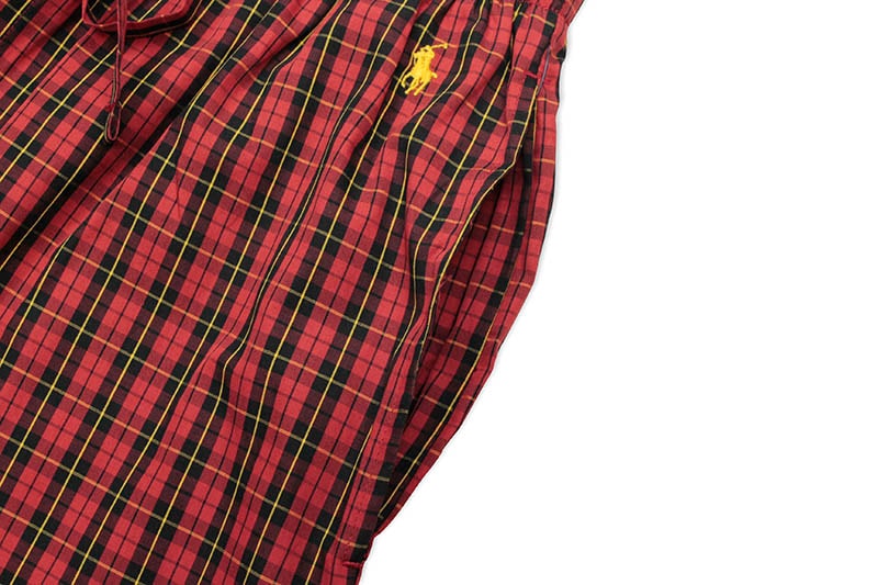 POLO RALPH LAUREN FLANNEL PAJAMA PANTS (P501HR-AWLG:RED PLAID)