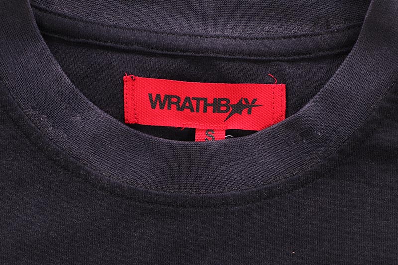 WRATHBOY WRATHSTAR RHINESTONE T-SHIRT (WB05-117:ASPHALT)