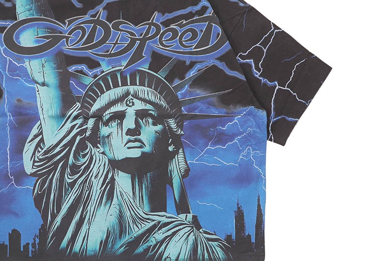 GODSPEED VOLTAGE T-SHIRT (LA BLUE)