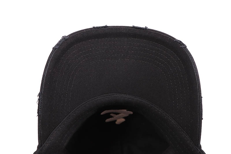 oMA STUDIOS NY KANJI JAPAN DISTRESSED HAT (BLACK/WHITE)