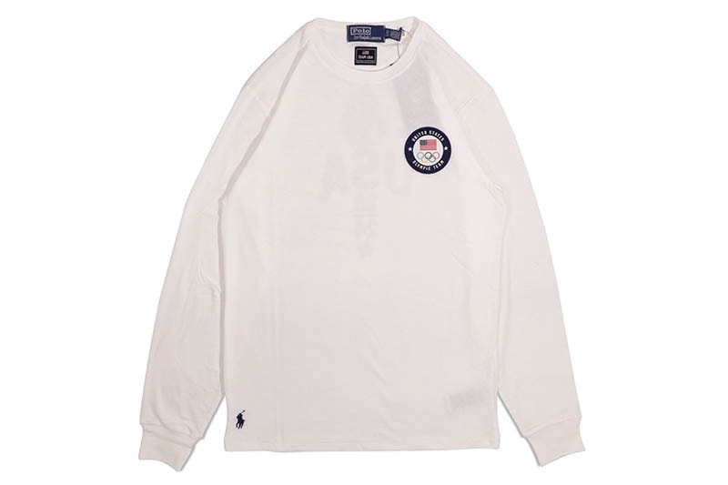 POLO RALPH LAUREN TEAM USA JERSEY GRAPHIC T-SHIRT (710944365001:WHITE)