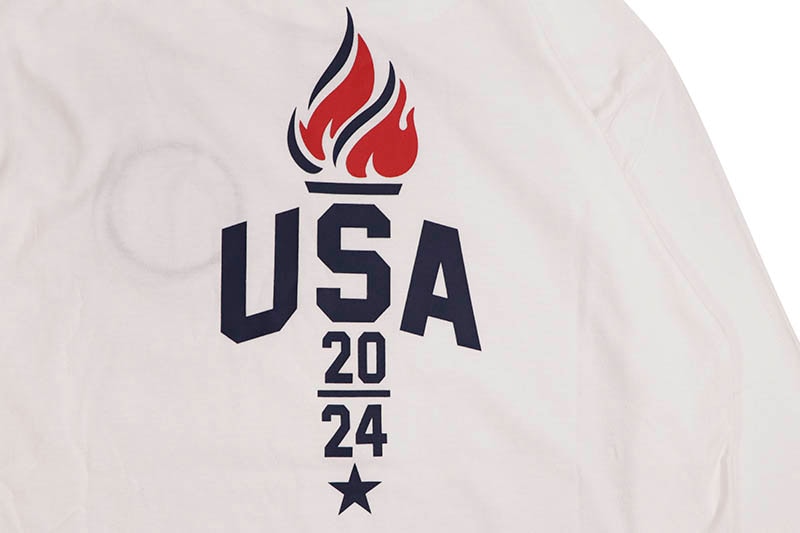 POLO RALPH LAUREN TEAM USA JERSEY GRAPHIC T-SHIRT (710944365001:WHITE)