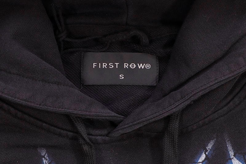 FIRST ROW DEATH ROAD LIGHTNING PULLOVER HOODIE (FRF2472:BLACK