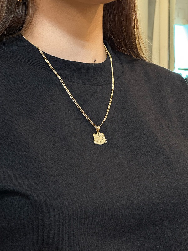 10K KITTY FACE CHARM | Category,ACCESSORIES,GOLD JEWELRY
