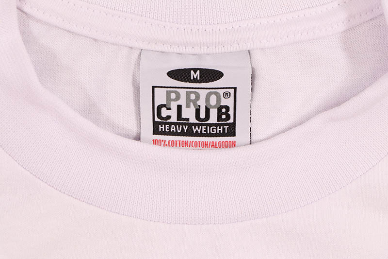 PRO CLUB HEAVYWIDE COTTON SHORT SLEEVE CREW NECK T-SHIRT (WHITE) 199