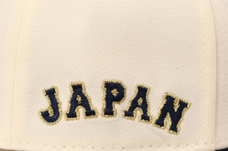 NEW ERA WORLD BASEBALL CLASSIC SIDE JAPAN LOGO 9FORTY ADJUSTABLE CAP (CHROME WHITE/NAVY) 14948214
