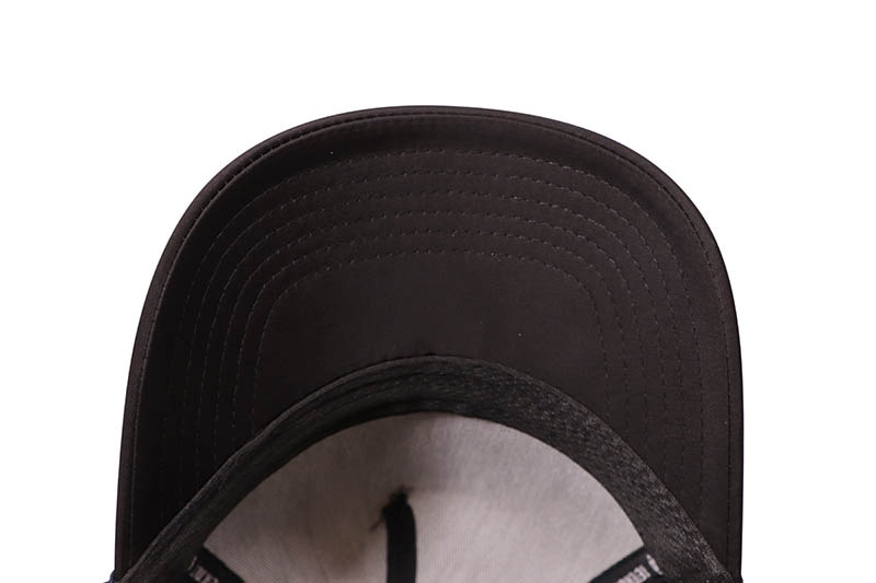 REFERENCE NY CRYSTALS HAT (NAVY SATIN/BLACK) REF734 | Brand,M-R