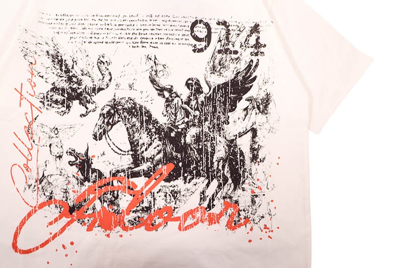 FLOOR 914 MYTHIC RIDER T-SHIRT (WHITE) | Brand,A-F,FLOOR 914