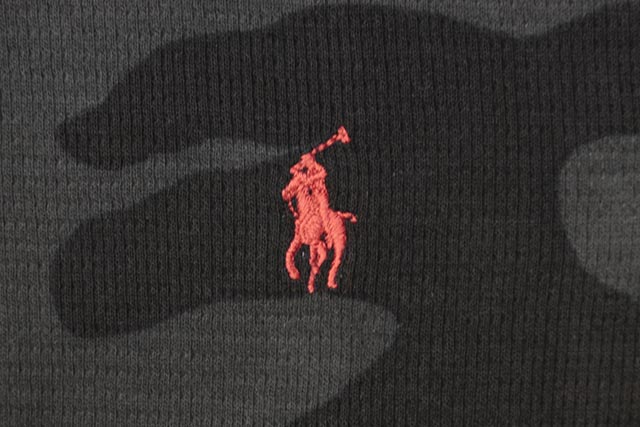POLO RALPH LAUREN WAFFLE-KNIT THERMAL SHIRT (PW17HF-K10:CITY CAMO)