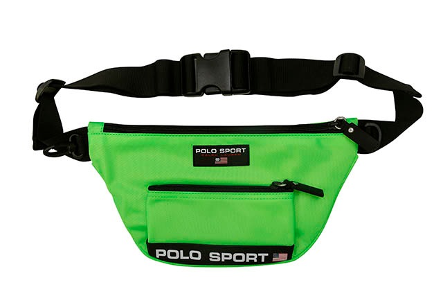 POLO SPORT NYLON WAIST PACK (405789747002:NEON LIME)