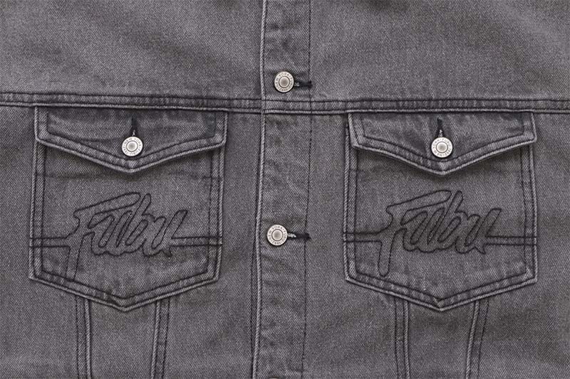 FUBU DENIM JACKET (FAM-42307:CHARCOAL)