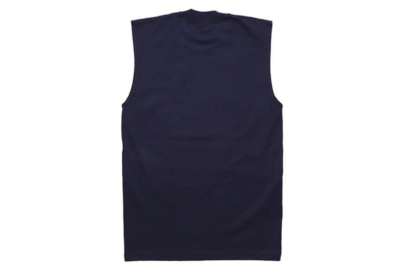 PRO CLUB HEAVYWEIGHT SLEEVELESS MUSCLE T-SHIRT (NAVY) 113