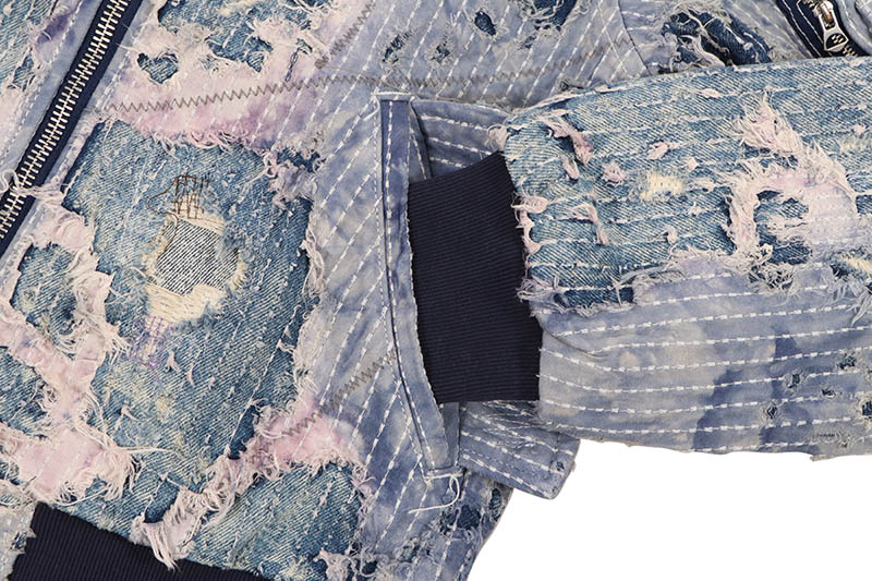 EMBELLISH MARSHALL JACKET (EMBHOL124-018:BLUE)