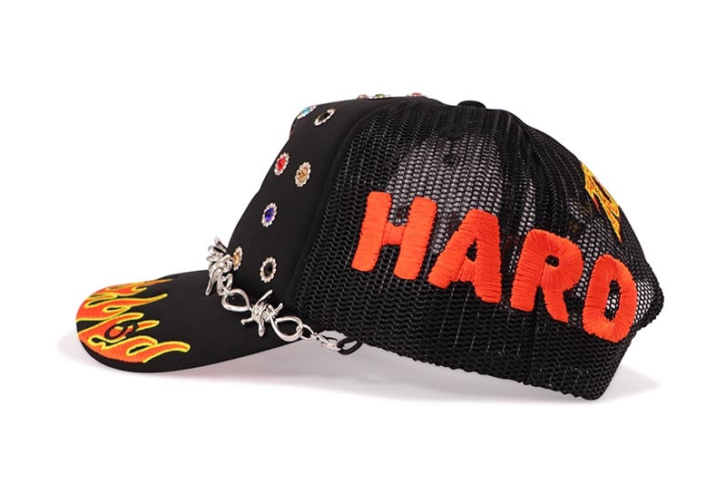 TOXICITY X DSMSD BY MOUR CAP LOVE HARD TRUCKER HAT (BLACK)