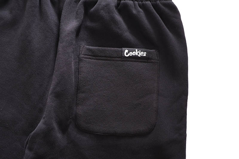 COOKIES NEW MONEY BIG C FLEECE SHORTS (BLACK) CM262BKS05