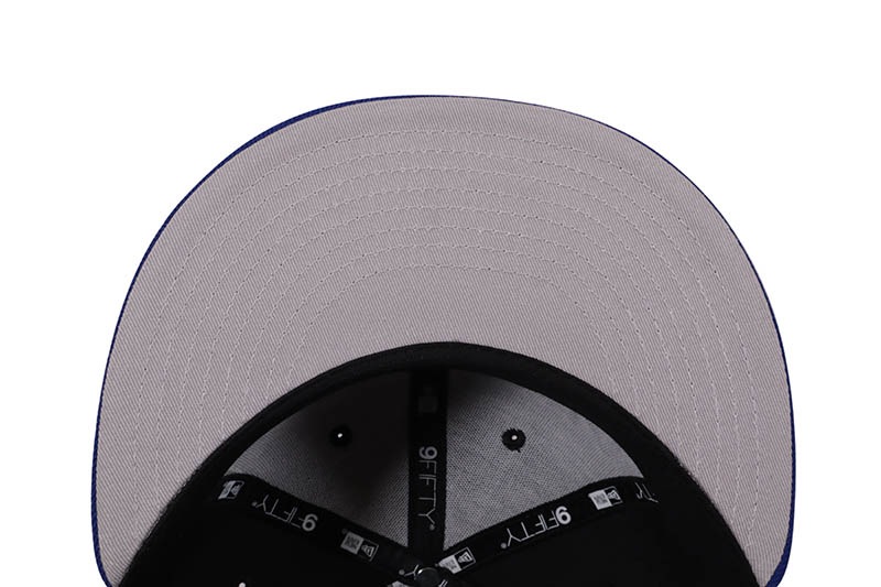 NEW ERA NEW YORK METS 9FIFTY SNAPBACK CAP (QUEENS THE 7 LINE PATCH/GREY UNDER VISOR/BLACK ROYAL)