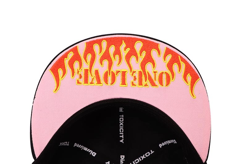 TOXICITY X DSMSD BY MOUR CAP TOXICITY 333 SNAPBACK HAT (BLACK)