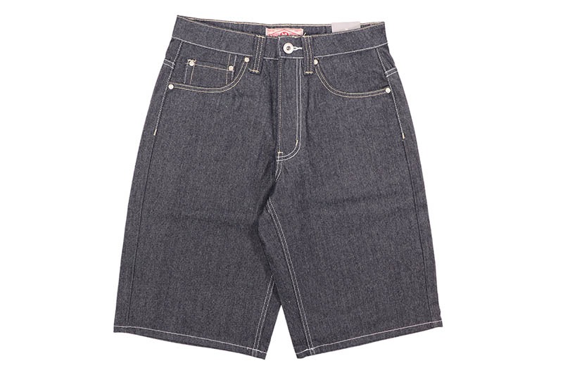 BLEECKER & MERCER BAGGY SHORTS (DS2550:RAW INDIGO)