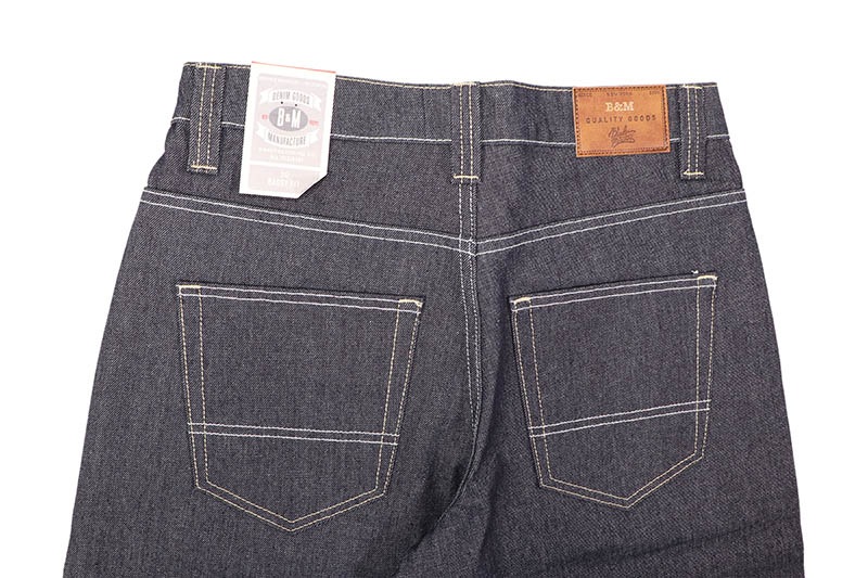 BLEECKER & MERCER BAGGY SHORTS (DS2550:RAW INDIGO)