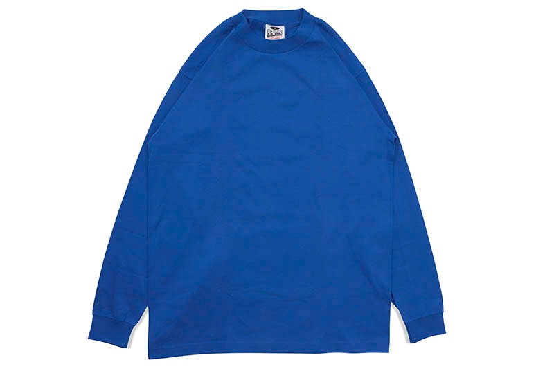 PRO CLUB HEAVYWEIGHT COTTON LONG SLEEVE CREW NECK T-SHIRT (ROYAL BLUE) 114