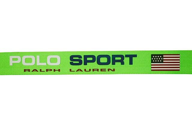 POLO SPORT D-RING BELT (405793767002:NEON LIME)
