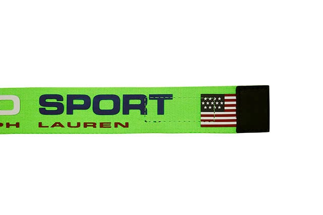 POLO SPORT D-RING BELT (405793767002:NEON LIME)