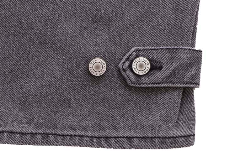 FUBU DENIM CARGO PANTS (FAM-42505:CHARCOAL)